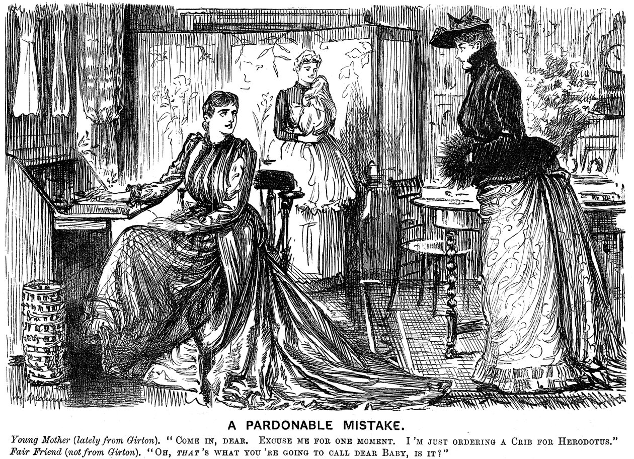 Błąd wybaczalny, 1889 autorstwa George du Maurier