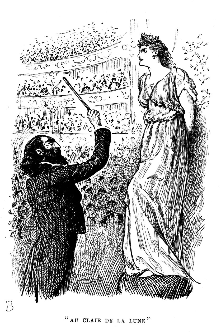 By Moonlight: moc hipnozy, 1894 autorstwa George du Maurier