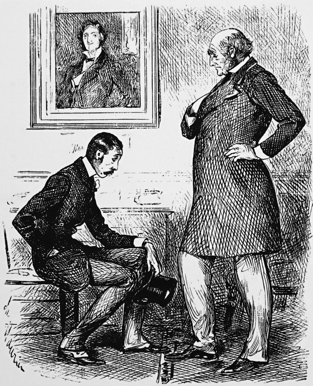 Ojciec i syn marnotrawny autorstwa George du Maurier