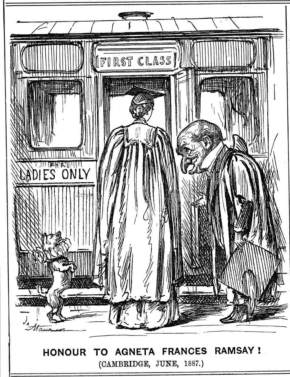 Cześć Agnecie Frances Ramsay! Cambridge, czerwiec 1887 autorstwa George du Maurier