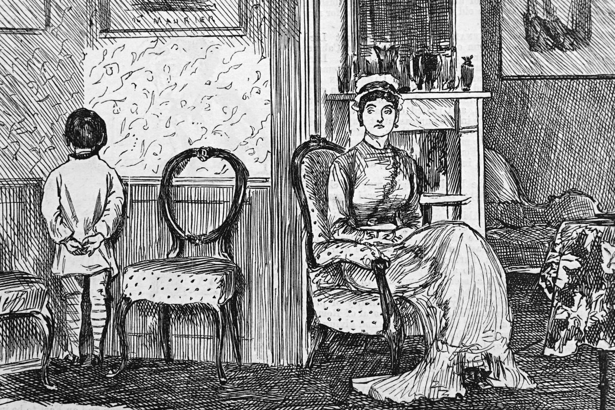 Trudność w utrzymaniu przewagi autorstwa George du Maurier