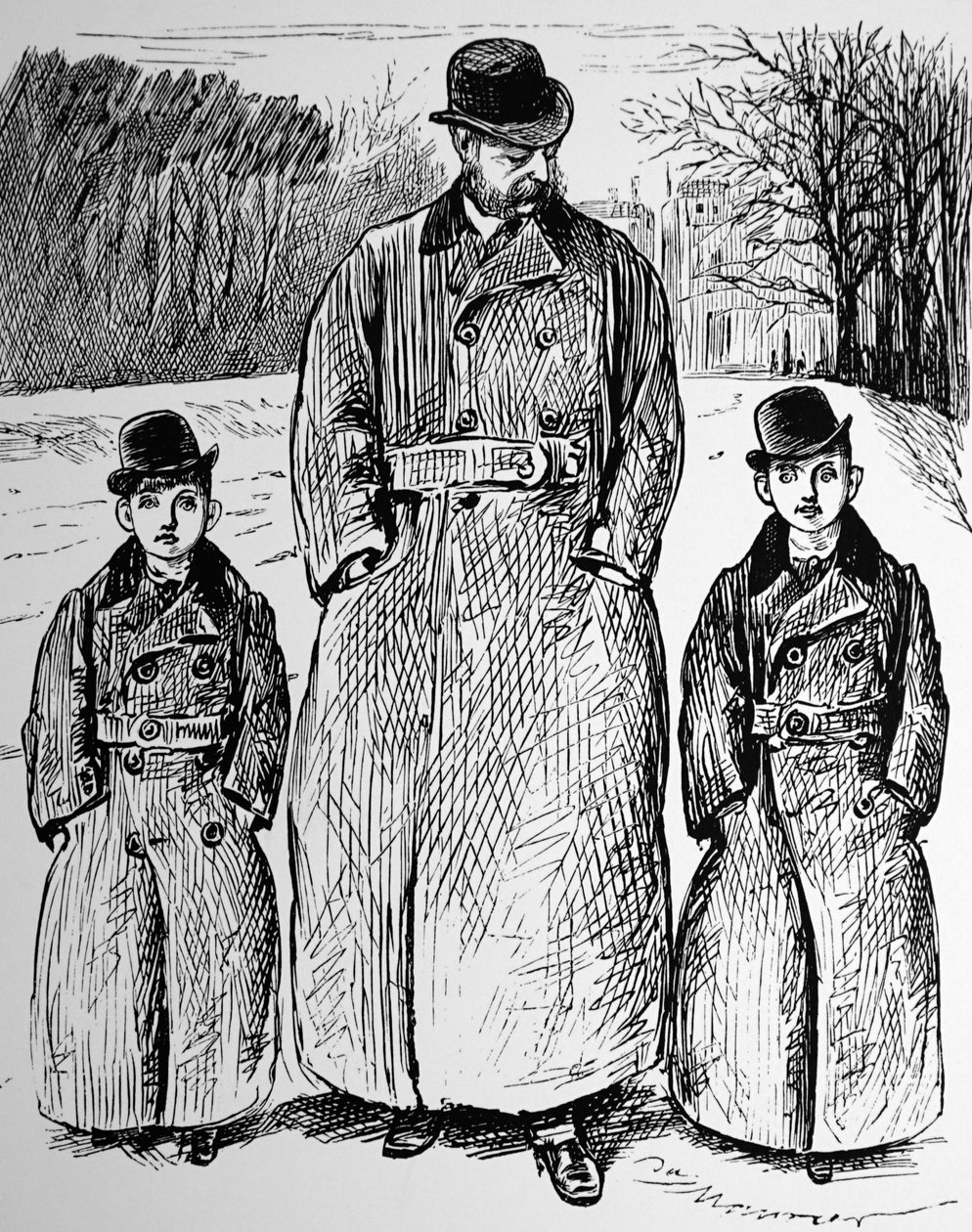 Telegram szylinga autorstwa George du Maurier