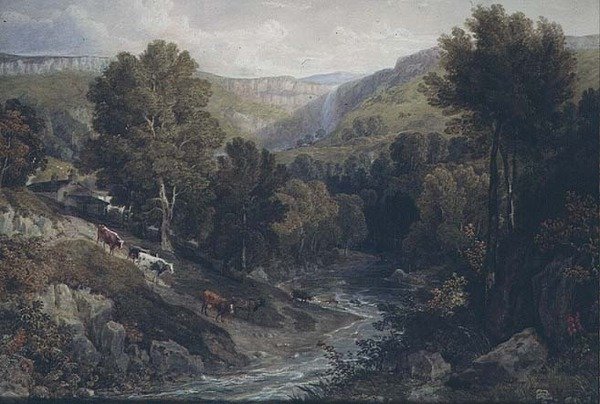 Zatoka Malham autorstwa George the Younger Barret