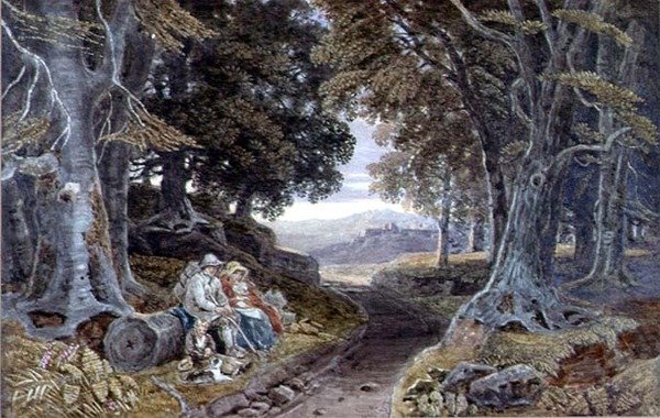 Zmęczeni Traperzy autorstwa George the Younger Barret