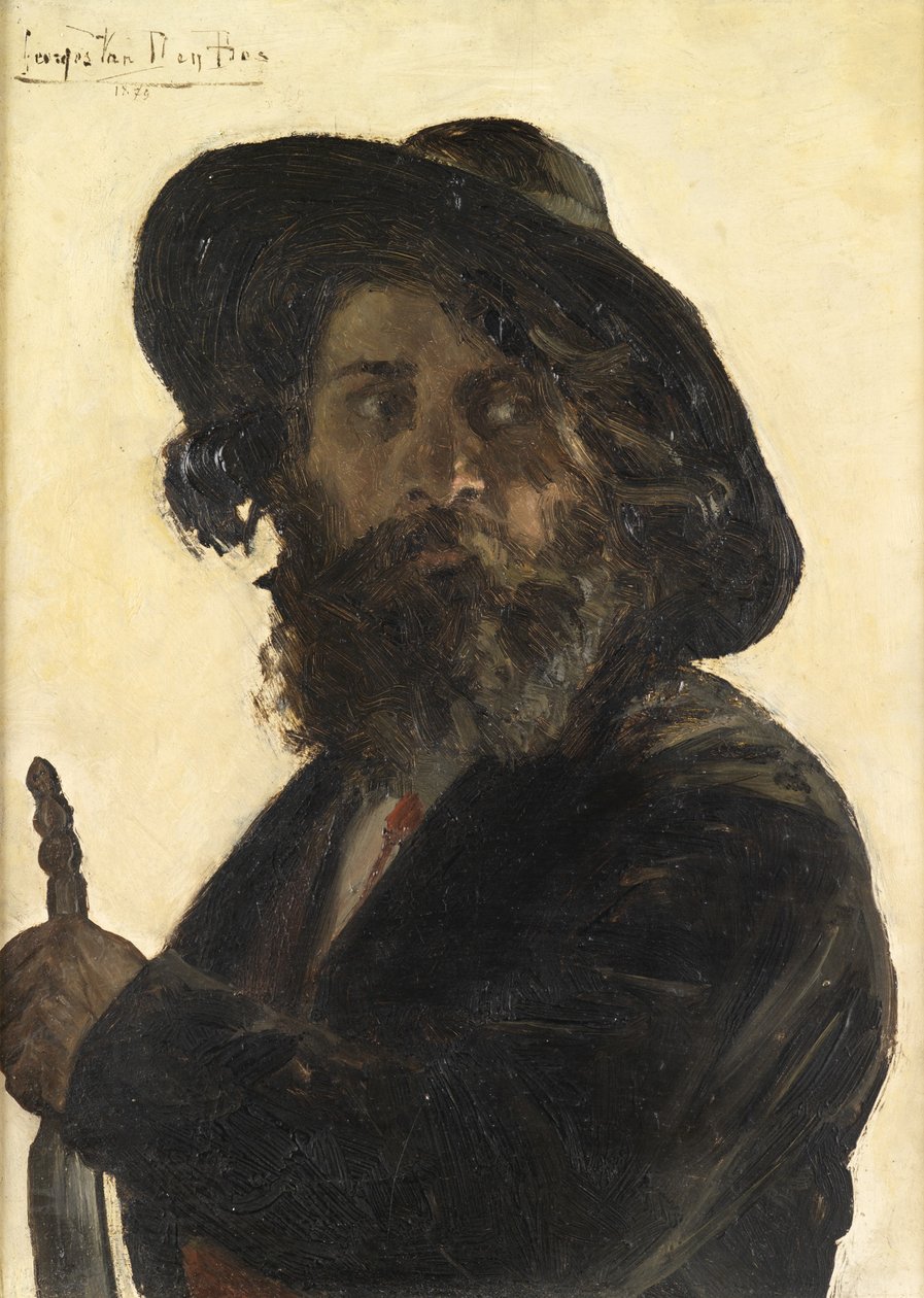 Podróżujący gracz, 1879 autorstwa George van den Bos