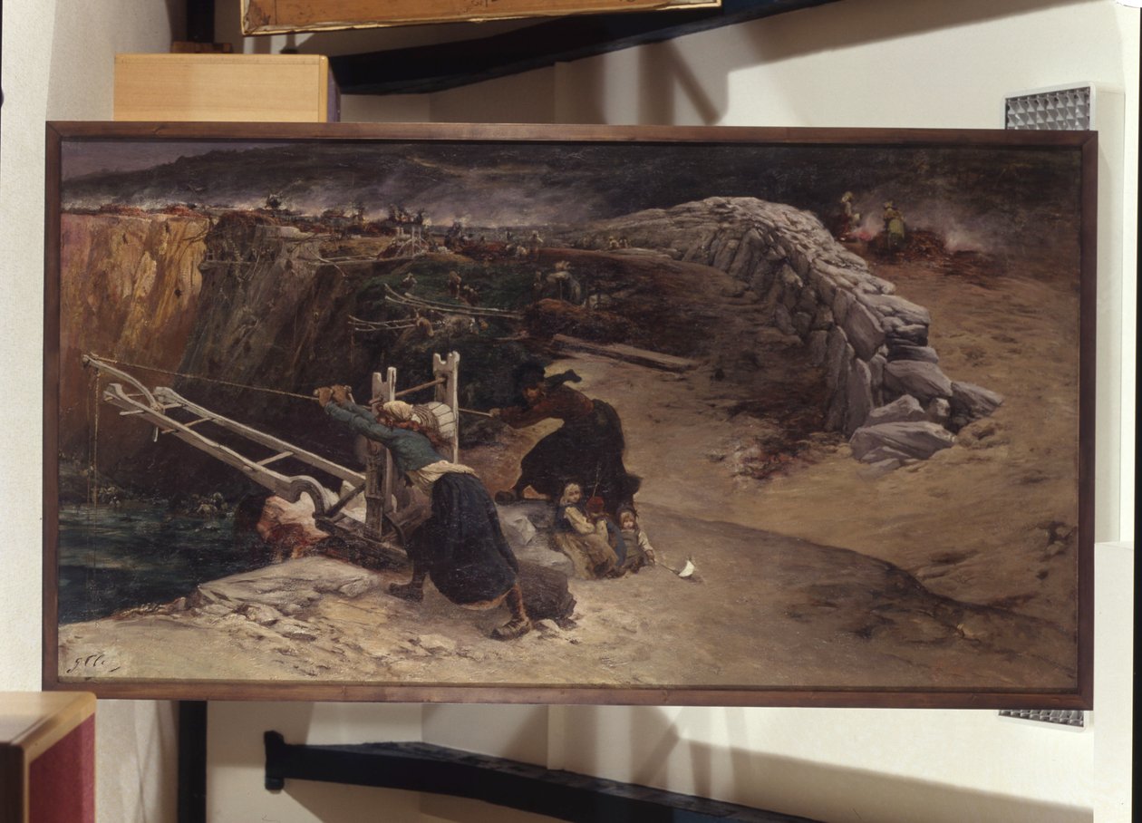 Palniki wodorostów autorstwa Georges Clairin