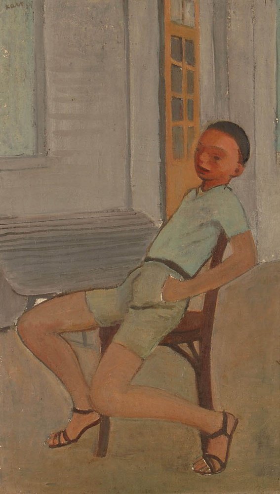 Portret Richarda Pren autorstwa Georges Karpeles
