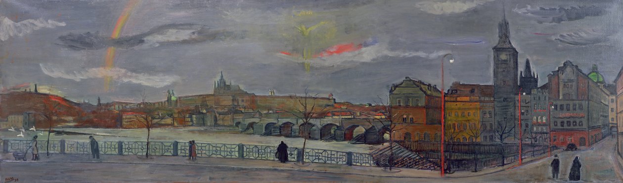 Widok Pragi, 1939 autorstwa Georges Kars