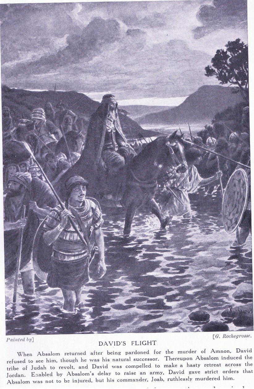 Lot Dawida autorstwa Georges Marie Rochegrosse