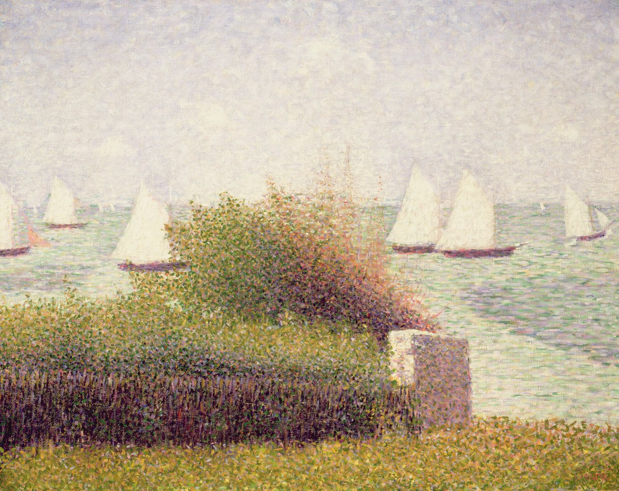 La Rade de Grandcamp, 1885 autorstwa Georges Seurat