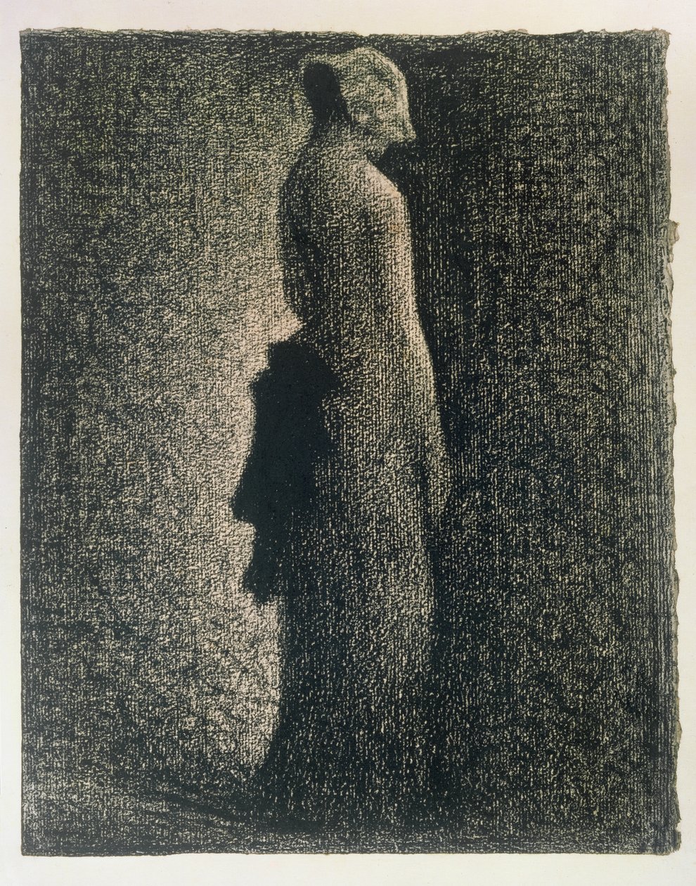 Czarny łuk, 1882-3 (kredka Conte) autorstwa Georges Seurat