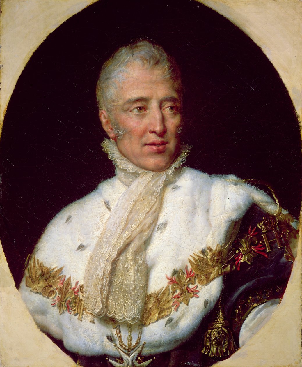 Portret Karola X (1757-1836) króla Francji autorstwa Georges Rouget