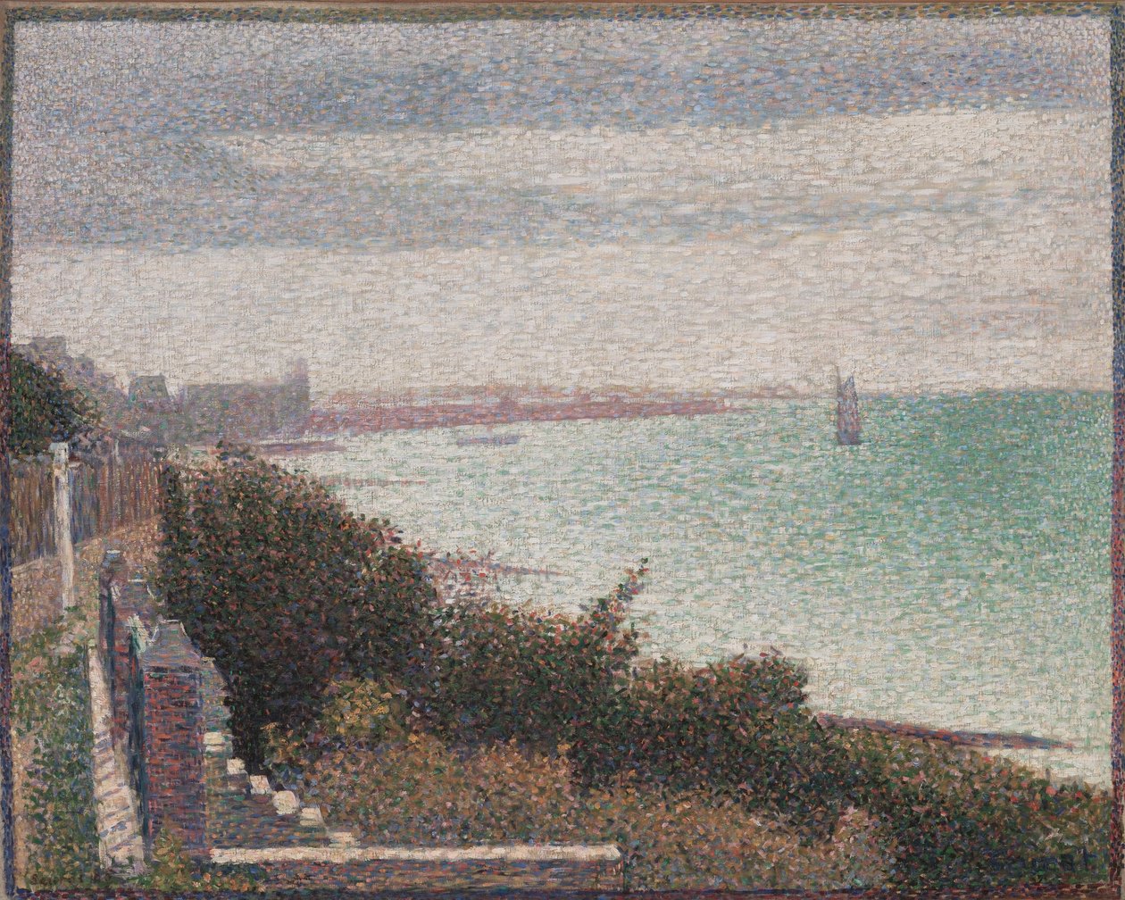 Grandcamp, jeden wieczór autorstwa Georges Seurat