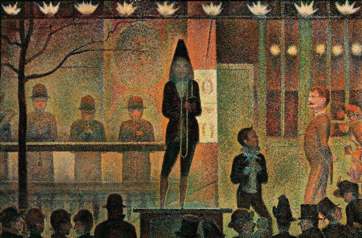 Parada cyrkowa autorstwa Georges Seurat