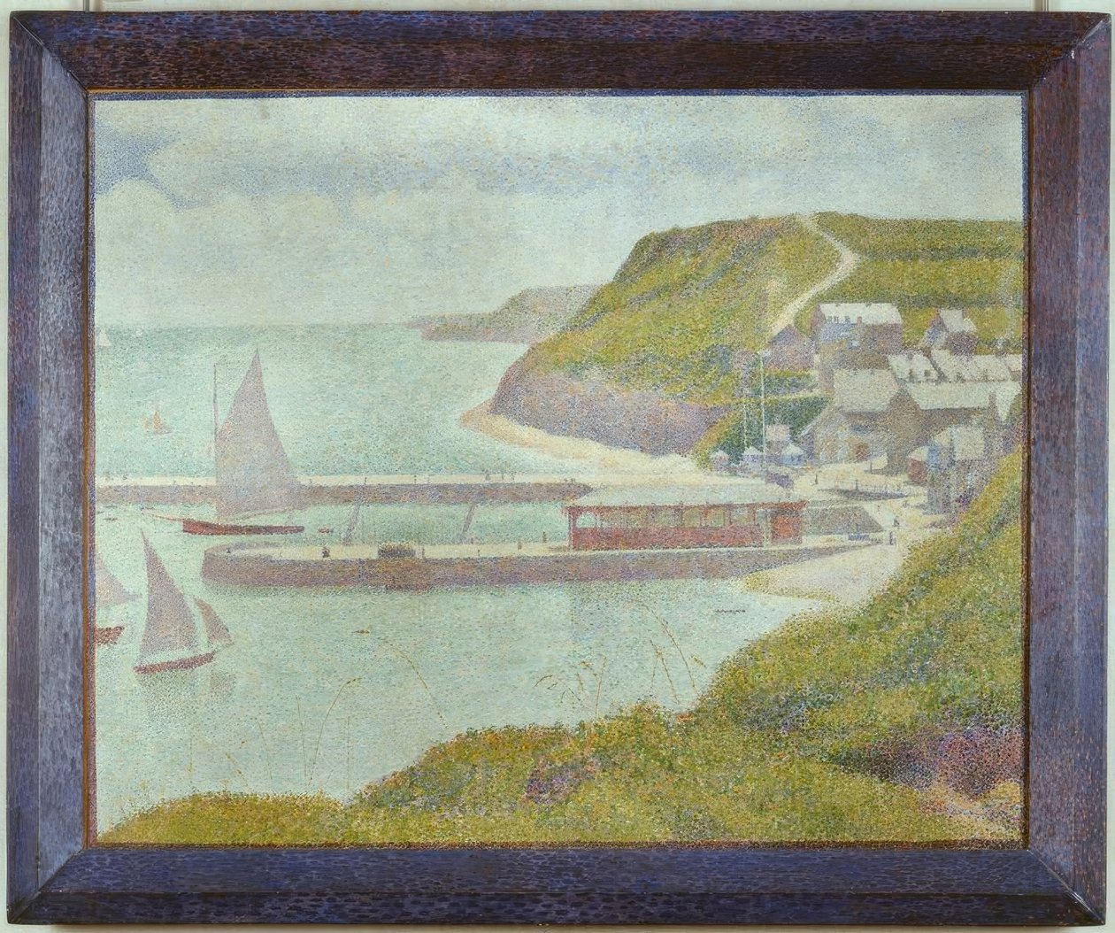 Porten-Bessin, port zewnętrzny, przypływ (Calvados) autorstwa Georges Seurat