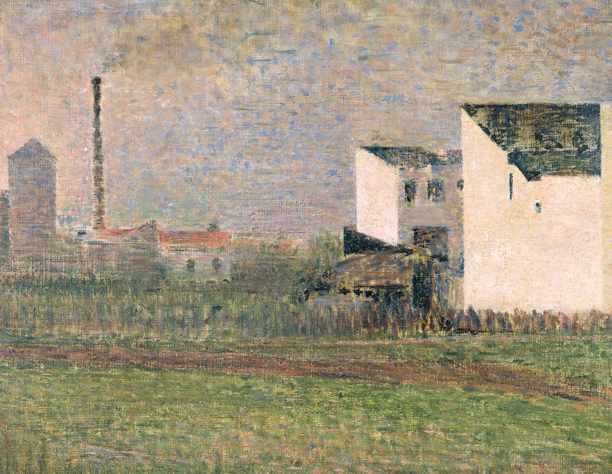 Przedmieście, ok.1882 autorstwa Georges Seurat