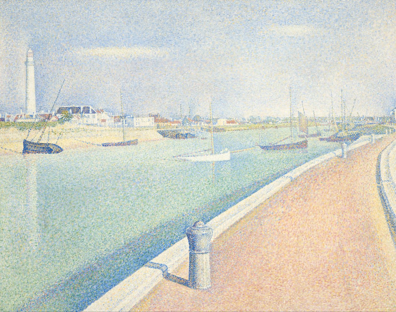 Kanał Gravelines, Petit Fort Philippe autorstwa Georges Seurat