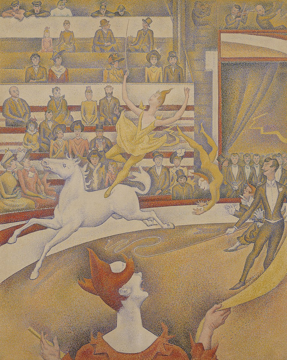 Cyrk, 1891 autorstwa Georges Seurat