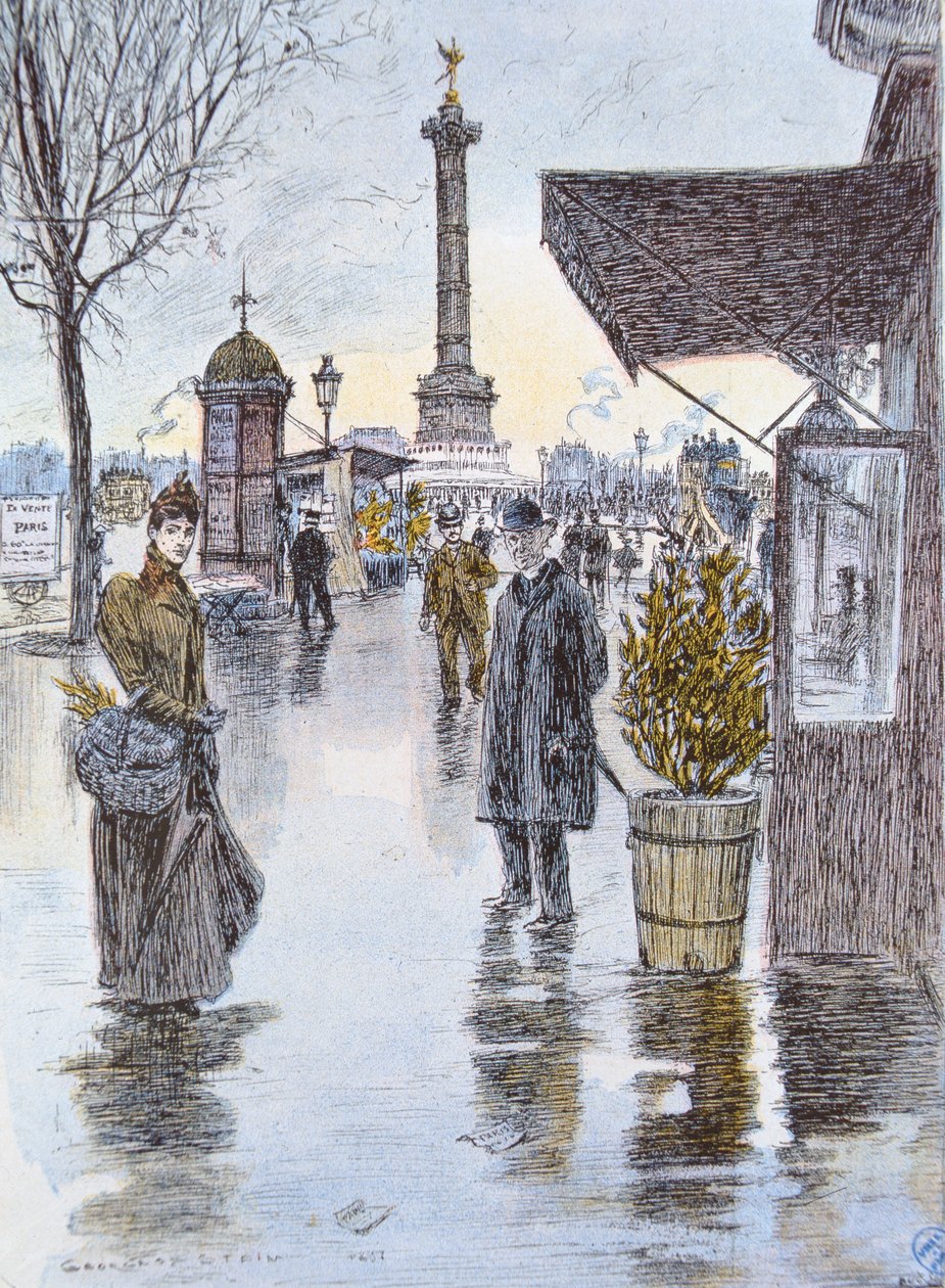 Plac Bastylii, Paryż autorstwa Georges Stein