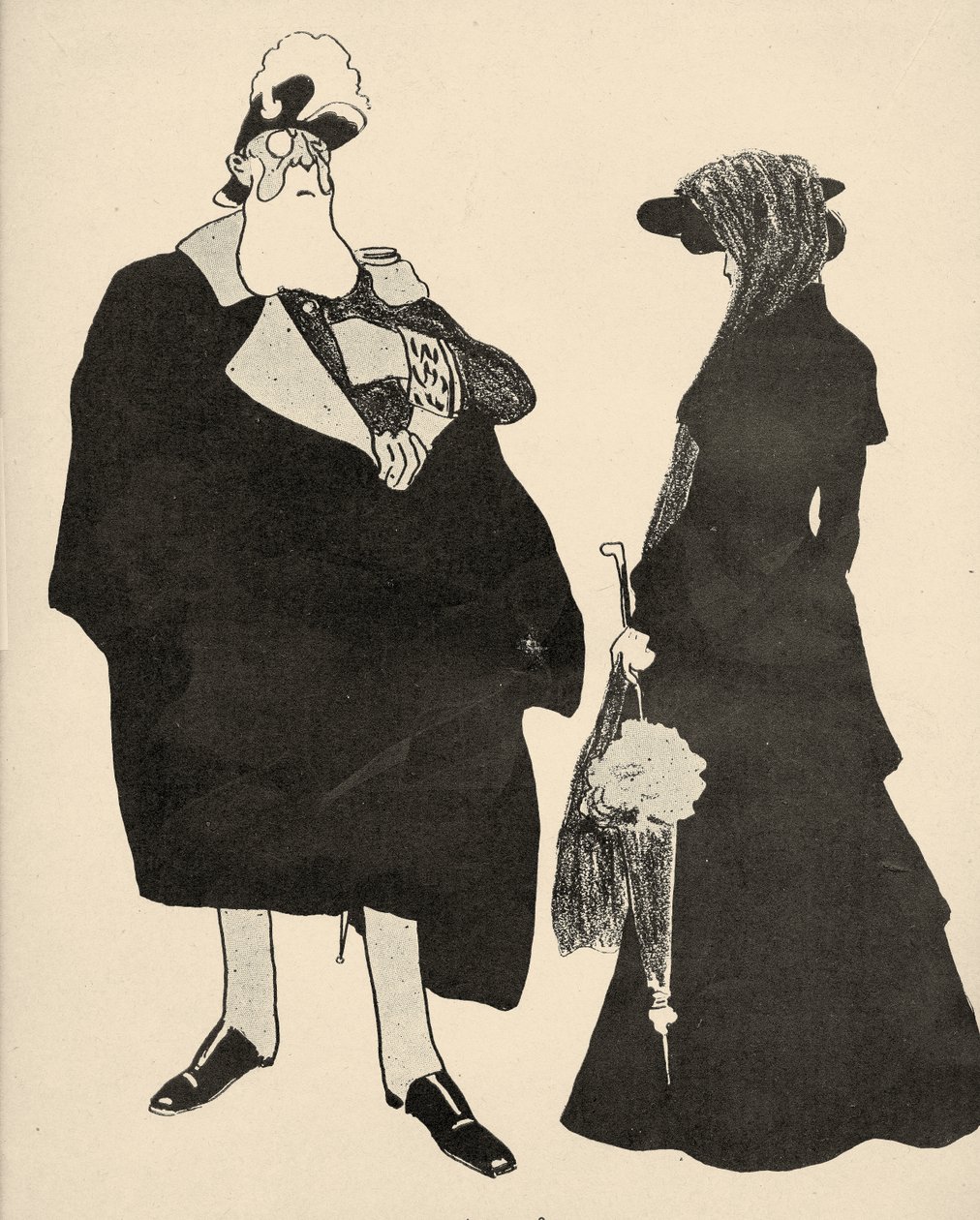 Leopold II i jego córka 1904. autorstwa Georges d 1878 1937 Ostoya