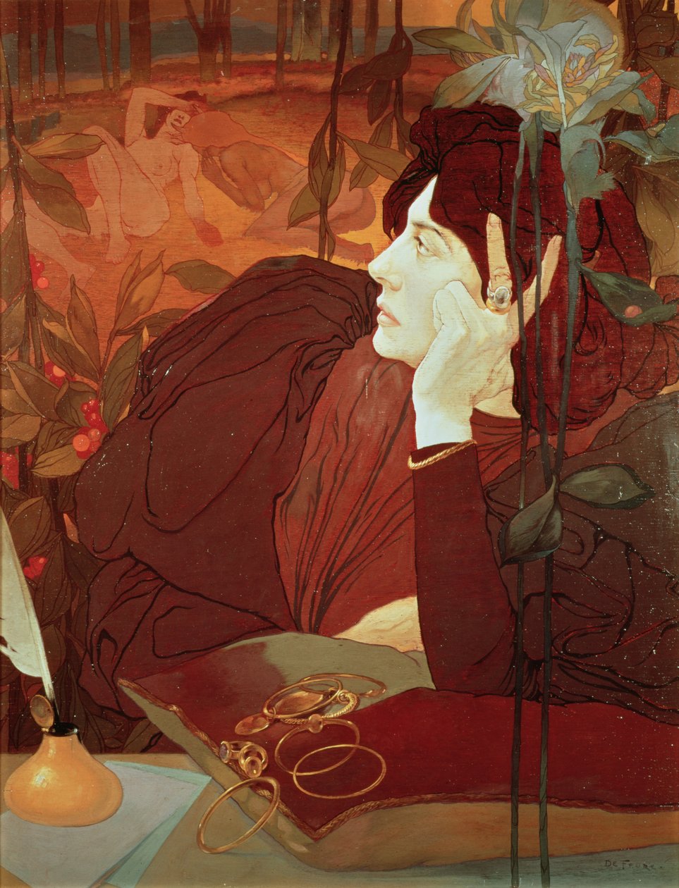 Głos zła autorstwa Georges de Feure