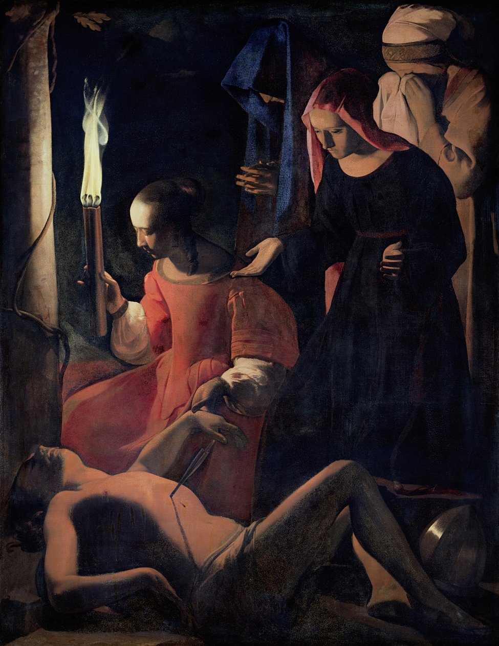 Św. Sebastian pod opieką św. Ireny autorstwa Georges de La Tour