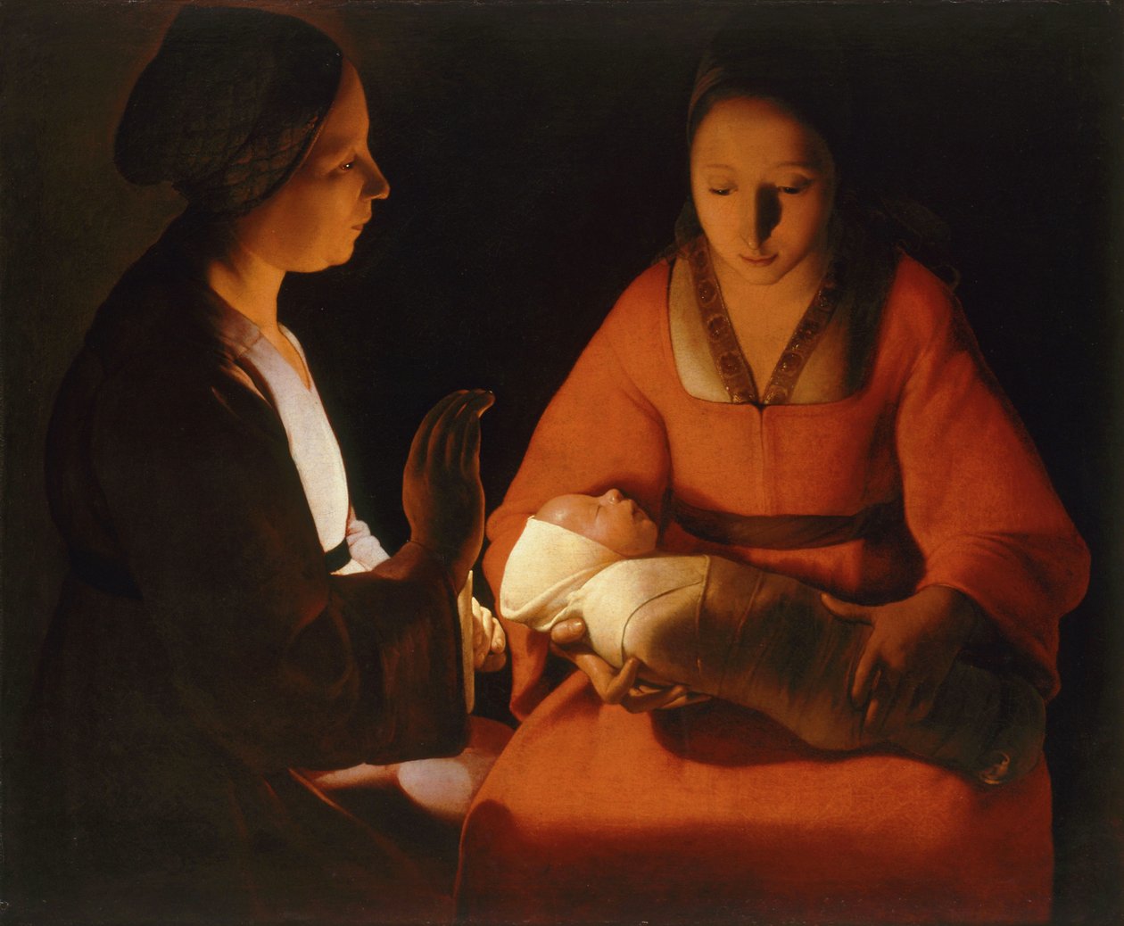 Noworodek autorstwa Georges de La Tour