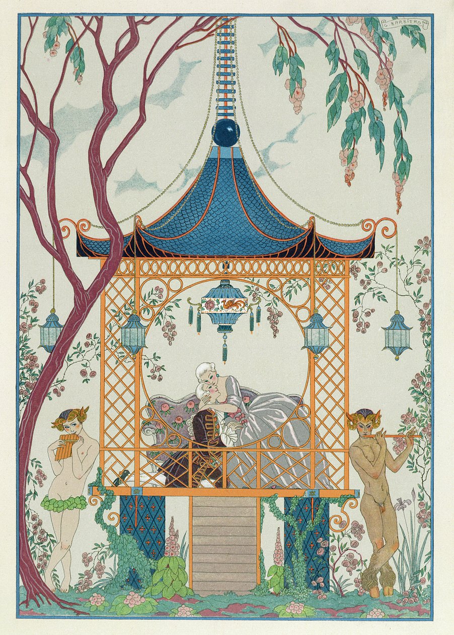 Ilustracja do „Fetes Galantes” Paula Verlaine