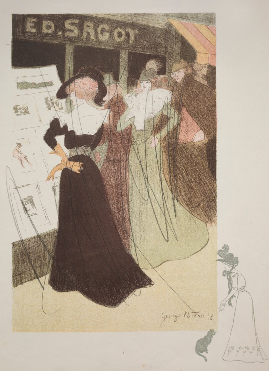 Galeria Sagota, 1898. autorstwa Georges Alfred Bottini