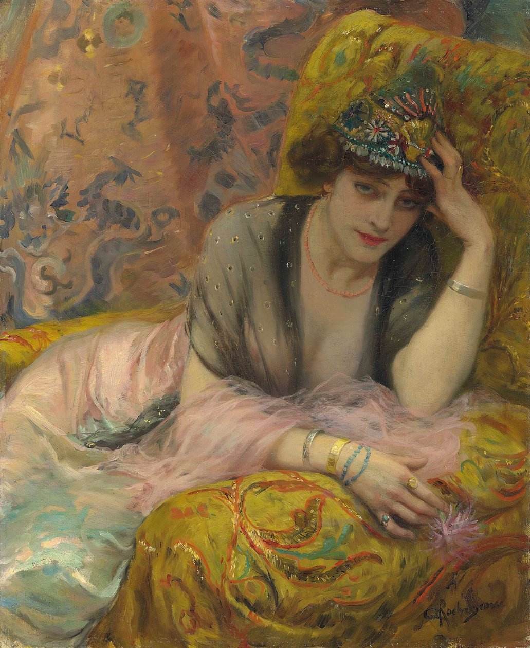 Tancerz. autorstwa Georges Antoine Rochegrosse