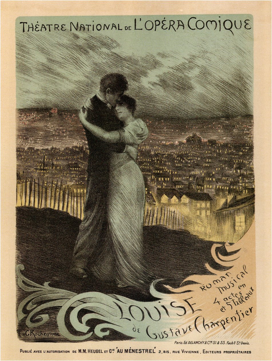 Plakat do Oper Louise Gustave