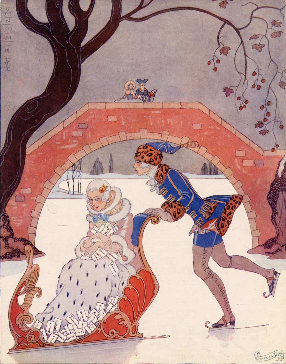 Papierosy Abdulli, 1925 autorstwa Georges Barbier