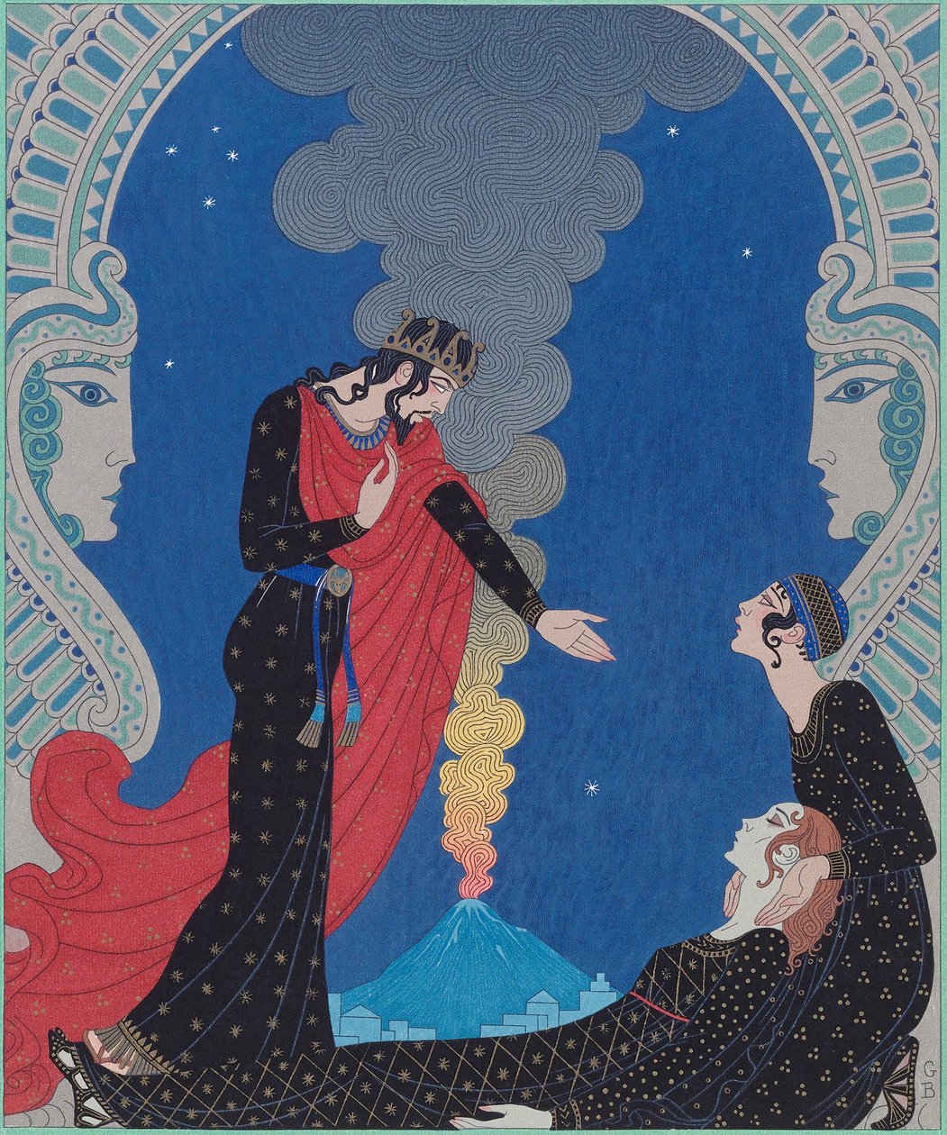 Empedokles, rzekomy Bóg. Empedokles, rzekomy bóg autorstwa Georges Barbier
