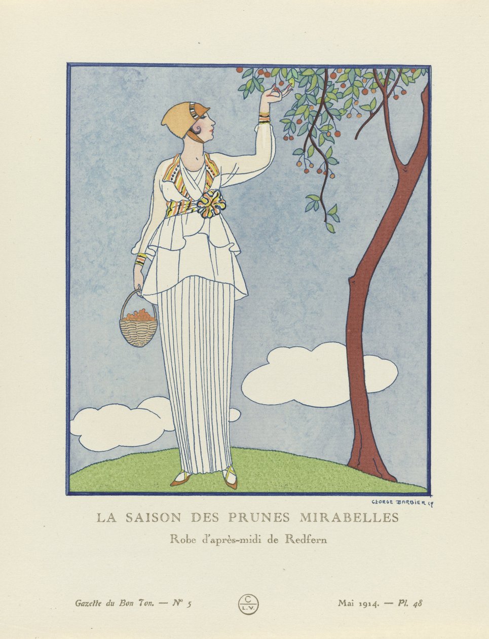 Gazette du Bon Ton autorstwa Georges Barbier