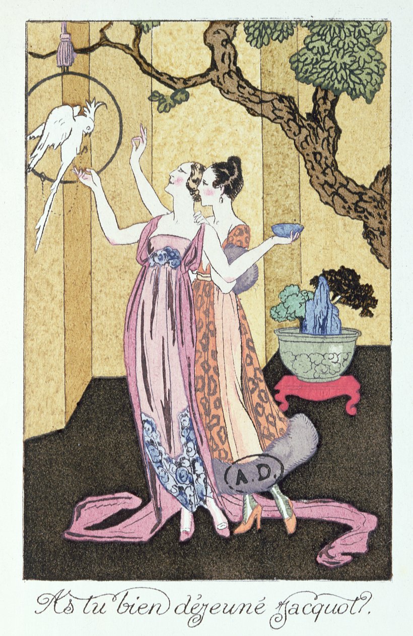 - Zjadłeś dobry obiad, Jacquot? autorstwa Georges Barbier