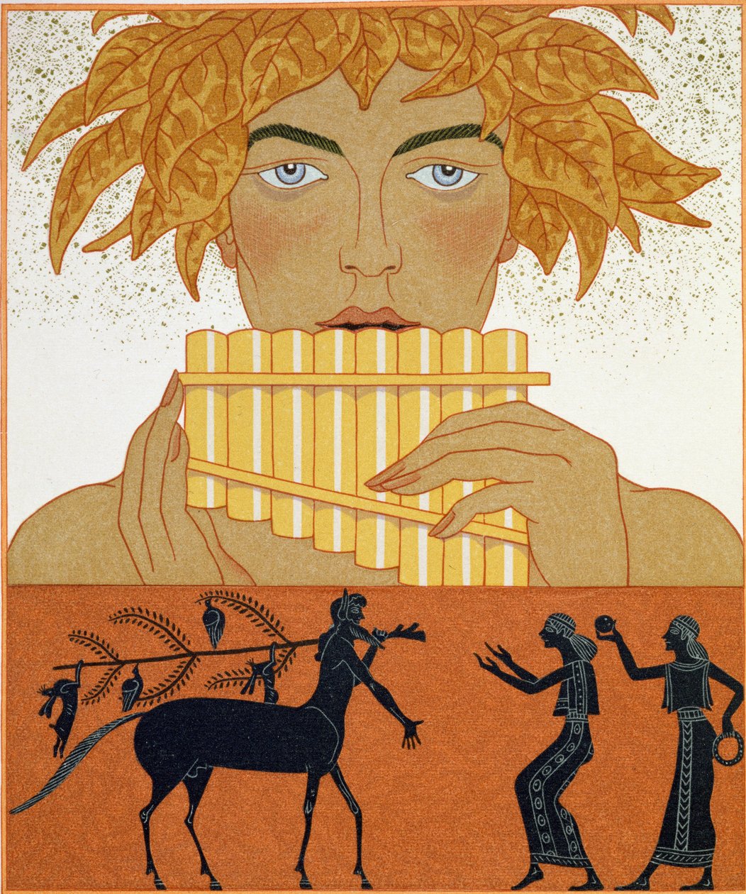Pan Piper, ilustracja z „Les Mythes” Paula Valery