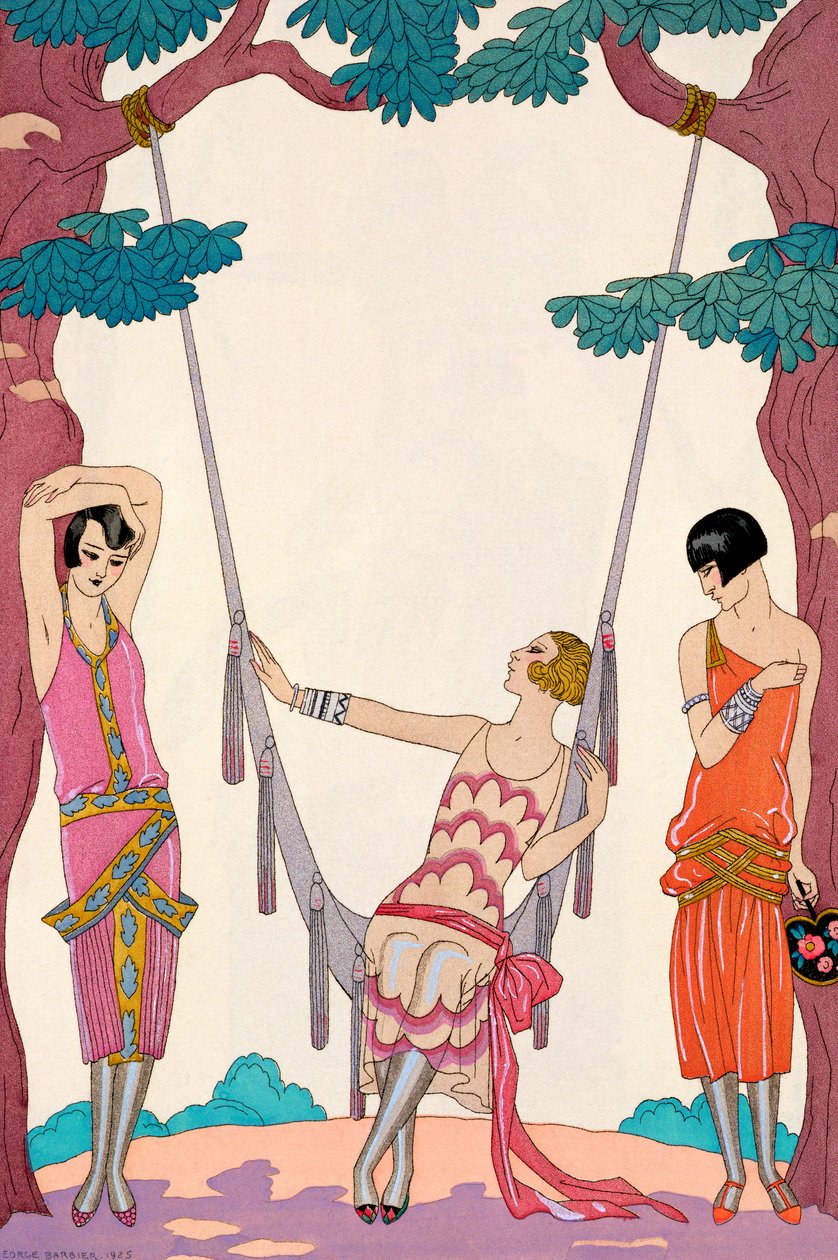 „Lato”, 1925 autorstwa Georges Barbier