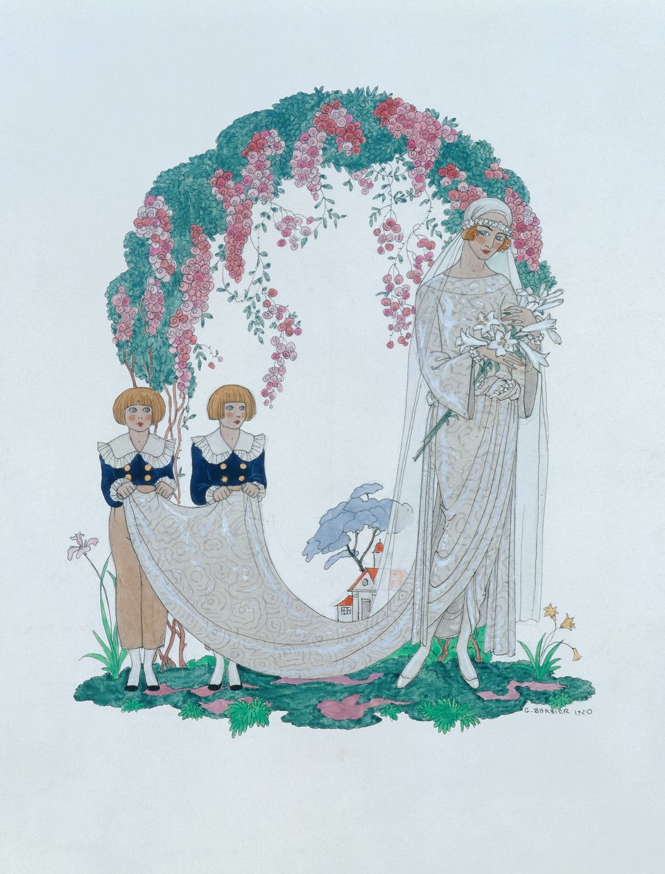 Panna młoda autorstwa Georges Barbier