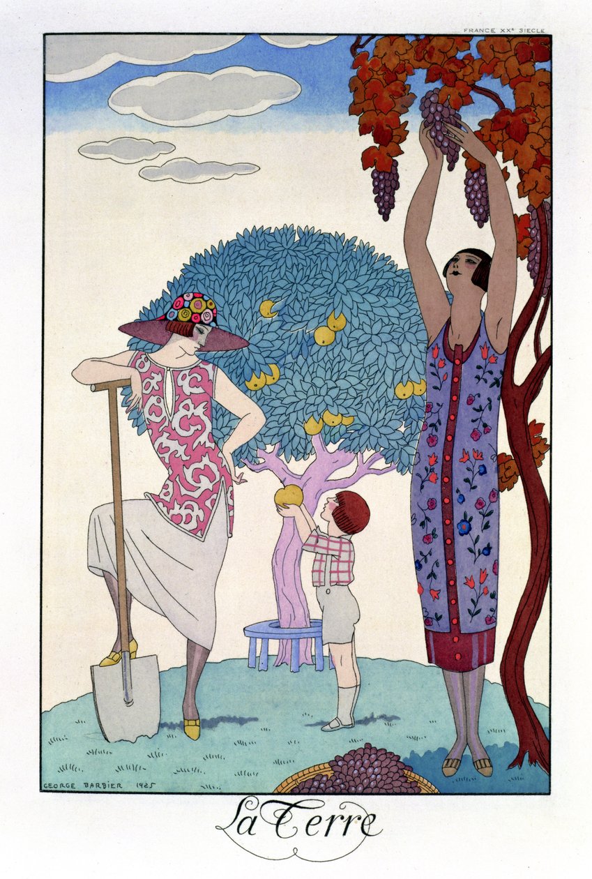 Ziemia autorstwa Georges Barbier