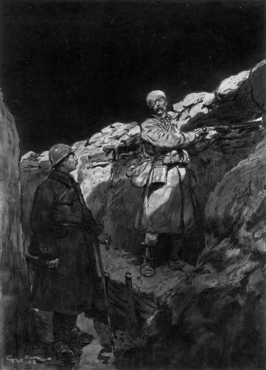 Strażnik, 1915, 1926 autorstwa Georges Bertin Scott
