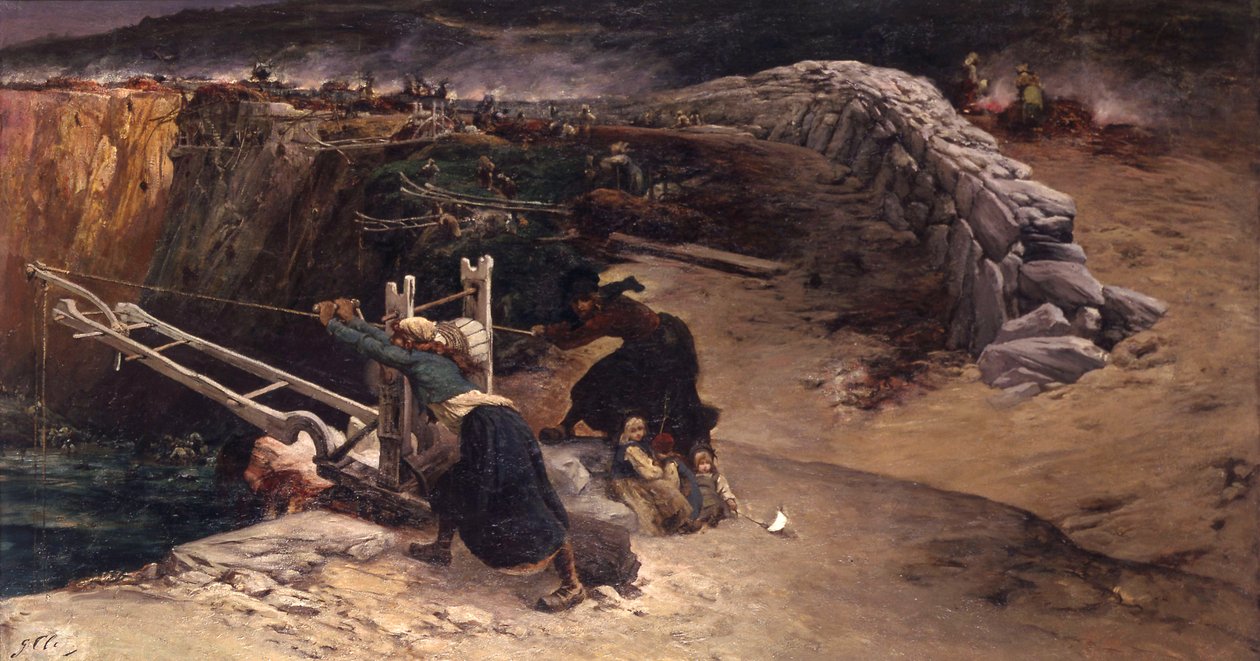 Palniki wodorostów autorstwa Georges Clairin