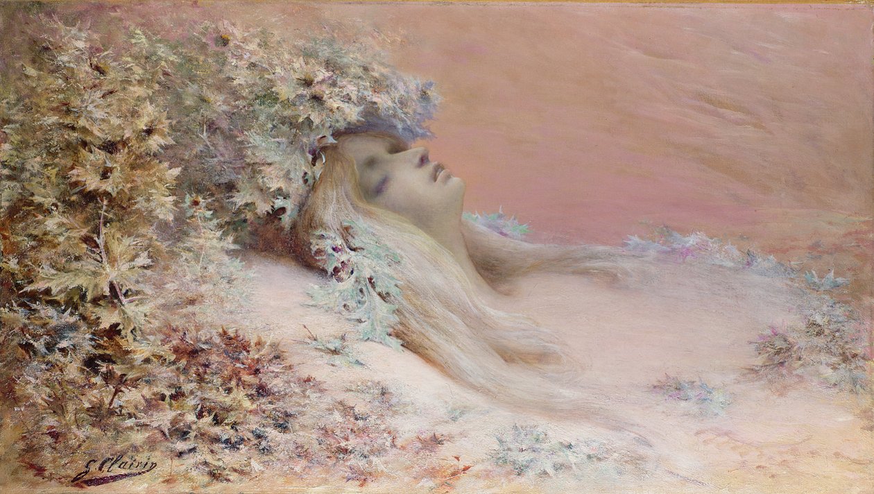Ofelia w Ostach autorstwa Georges Clairin