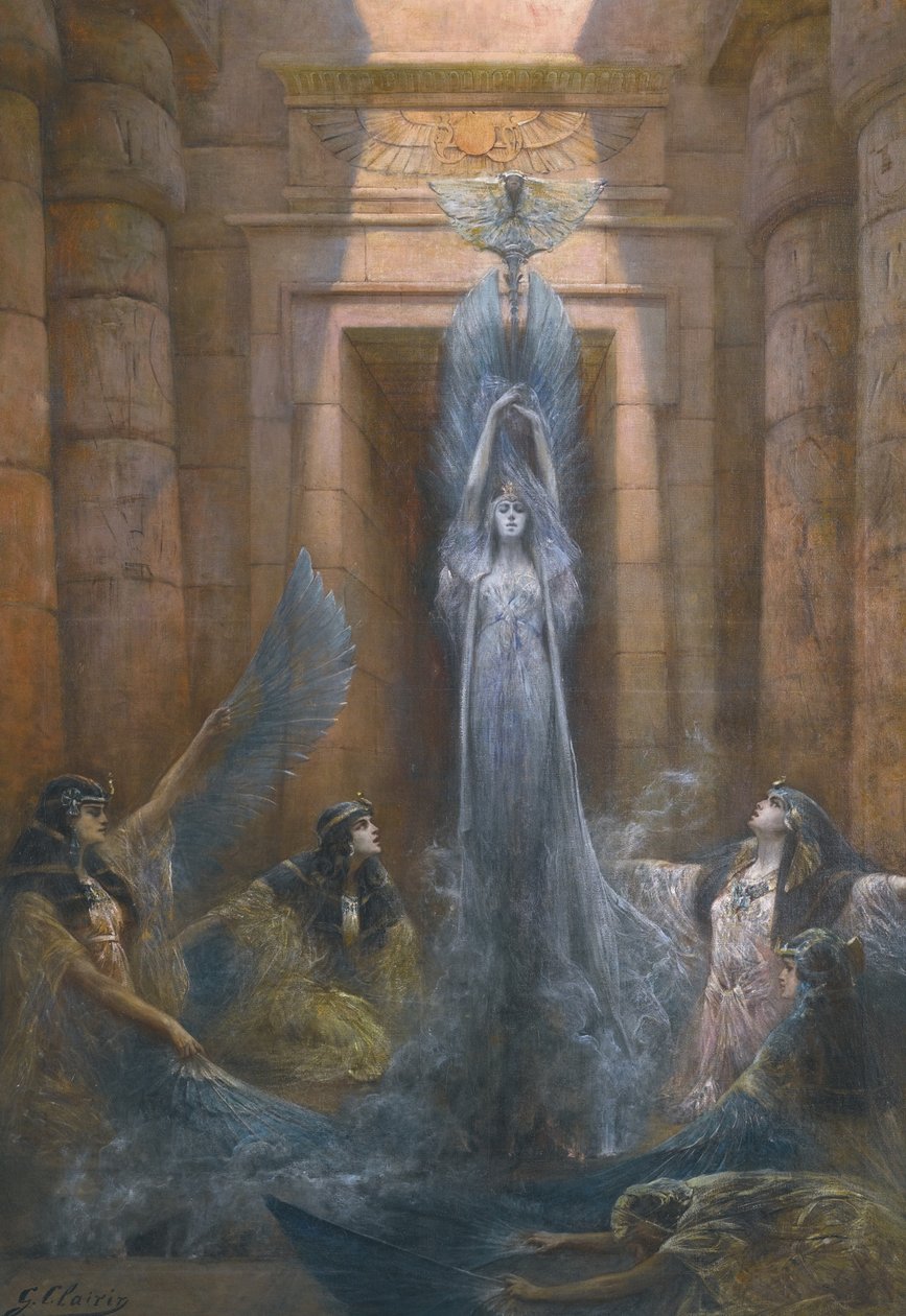 Bogini Neith autorstwa Georges Clairin