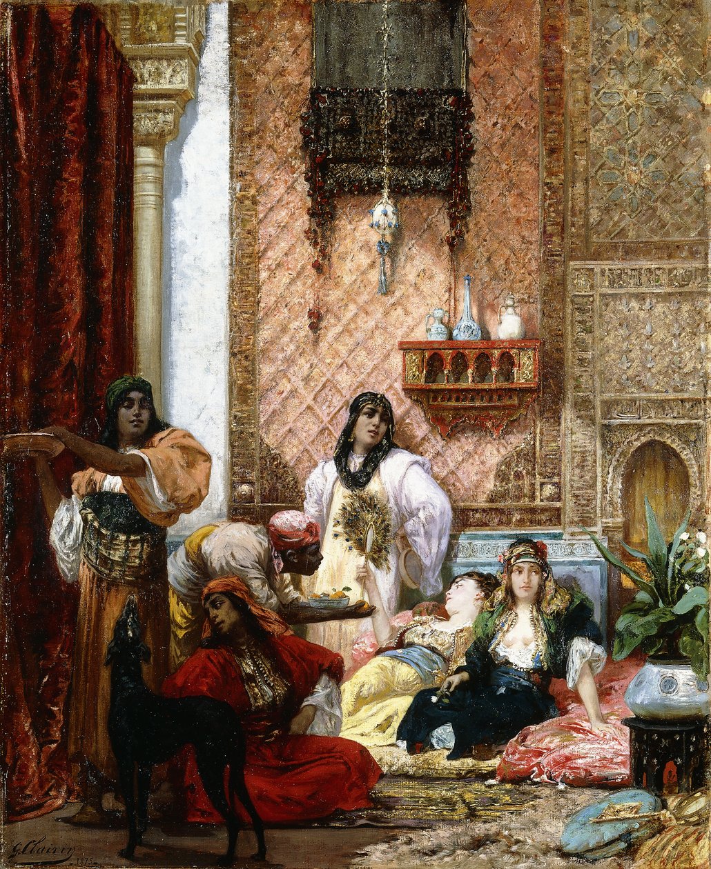Ulubione sułtana, 1875 autorstwa Georges Clairin
