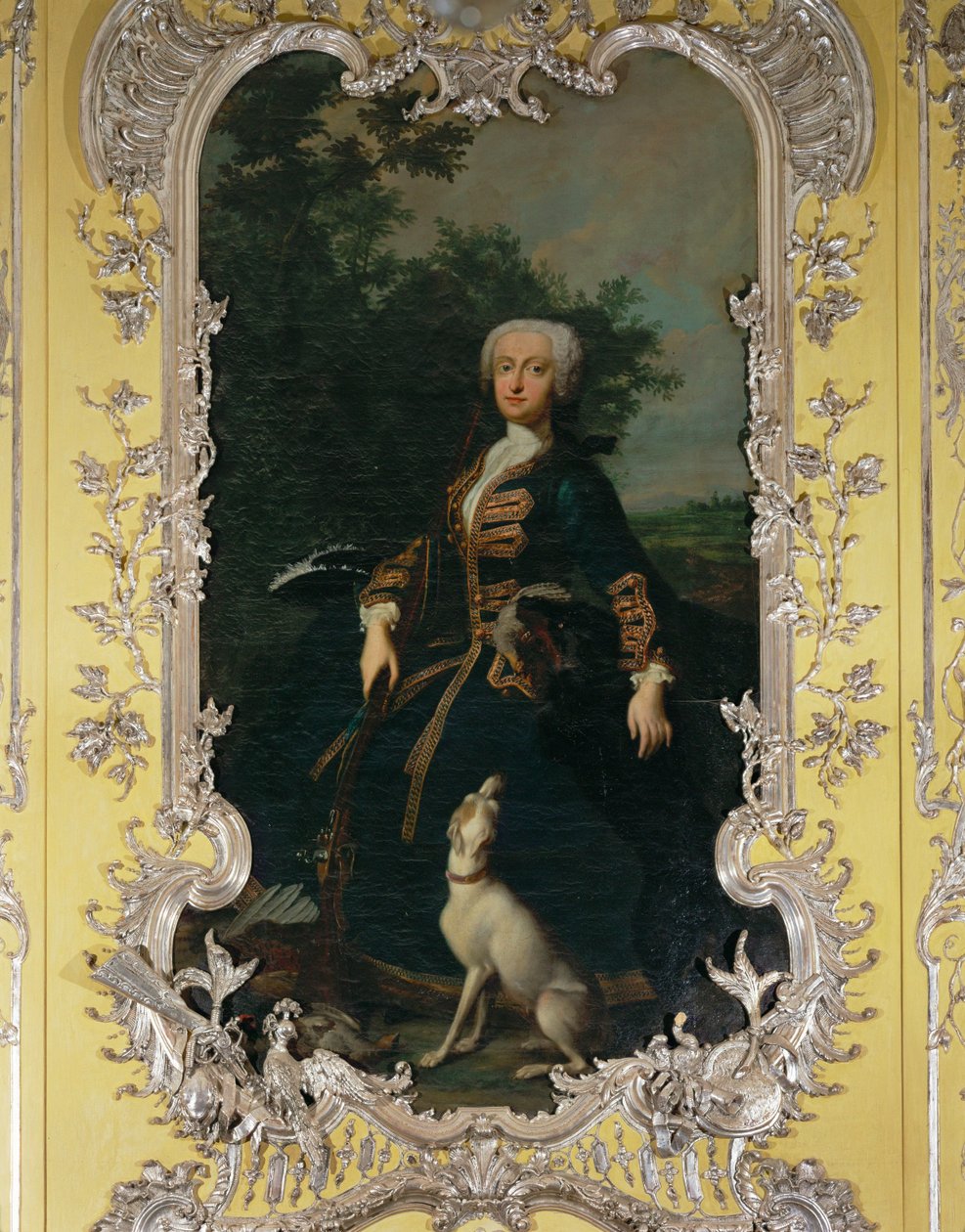 Portret arcyksiężnej Marii Amalii Józefy Austriackiej, żony elektora bawarskiego Carla Albrechta ... autorstwa Georges Desmarées