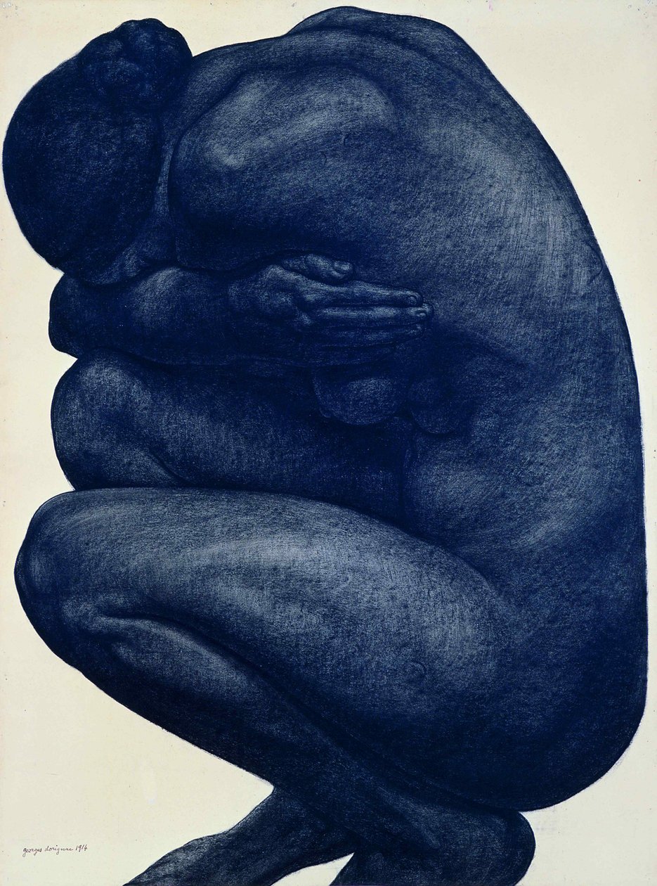 Kucki akt kobiecy, 1916. autorstwa Georges Dorignac