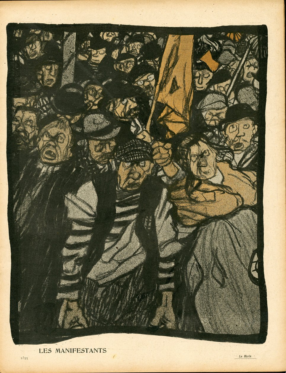 Talerz Maślany, numer 153, w kolorze satyrycznym autorstwa Georges Dupuis