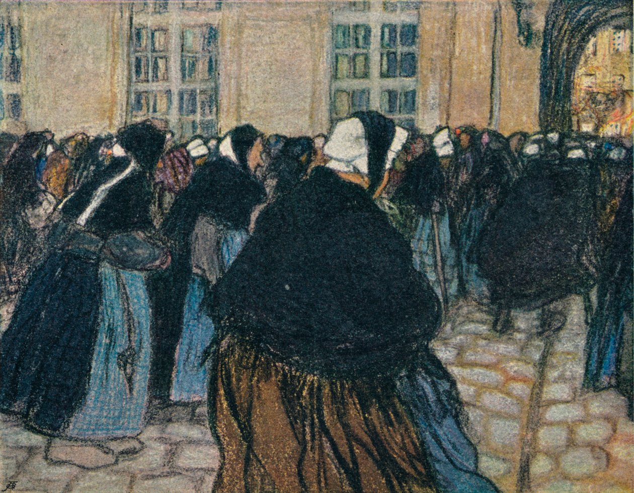 Powrót do hospicjum De La Salpetriere, c1911 autorstwa Georges Dupuis