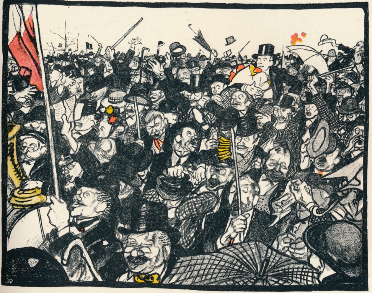 Triumf na wyborach, c1911 autorstwa Georges Dupuis