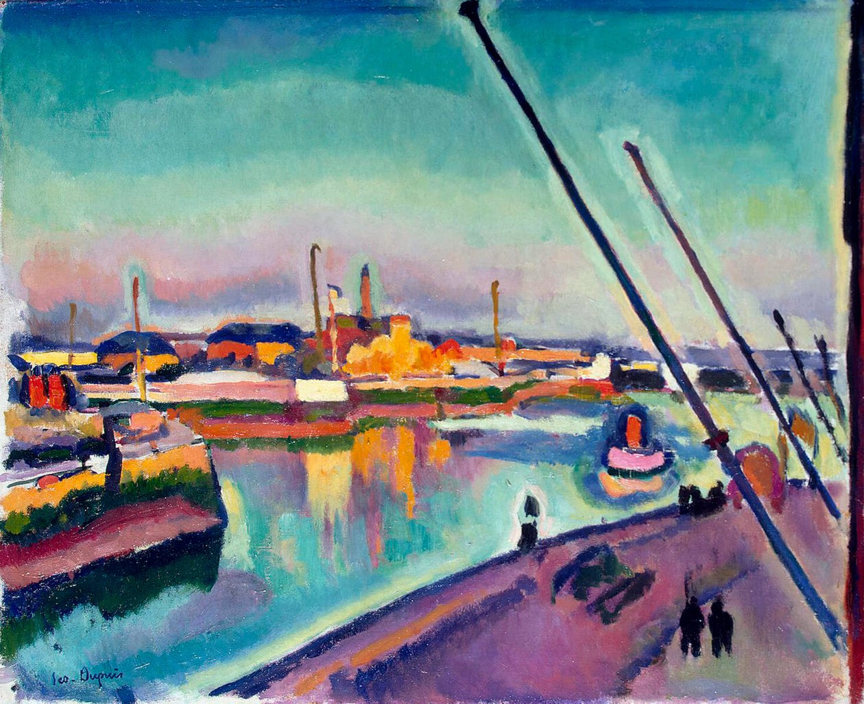 Notre-Dame Embankment, Le Havre”, 1908. autorstwa Georges Dupuis